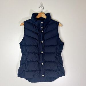 J. Crew Navy Puffer Vest